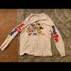 White Space Jam Long Sleeve T-Shirt